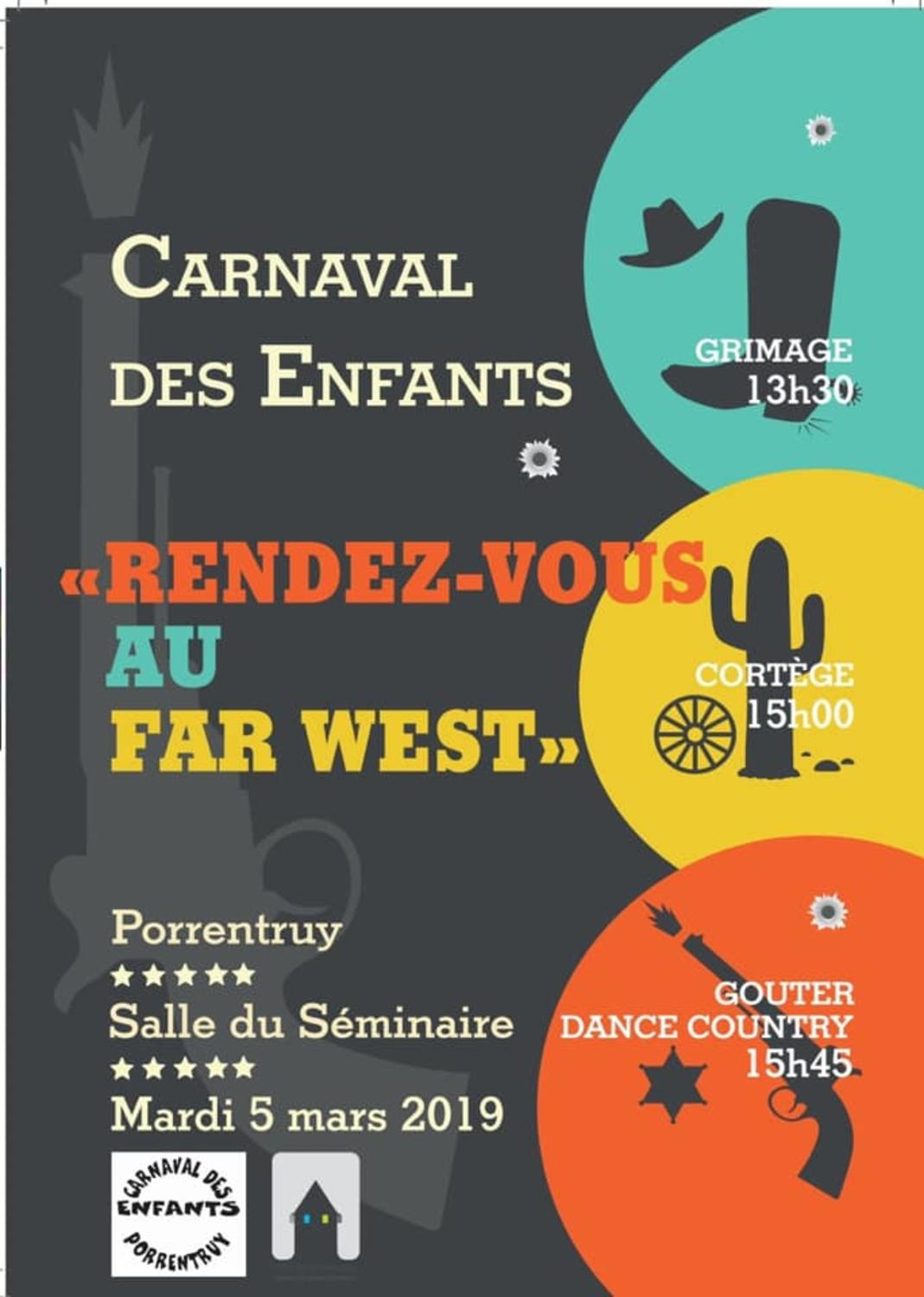 CARNAVAL DES ENFANTS - RENDEZ-VOUS AU FAR WEST